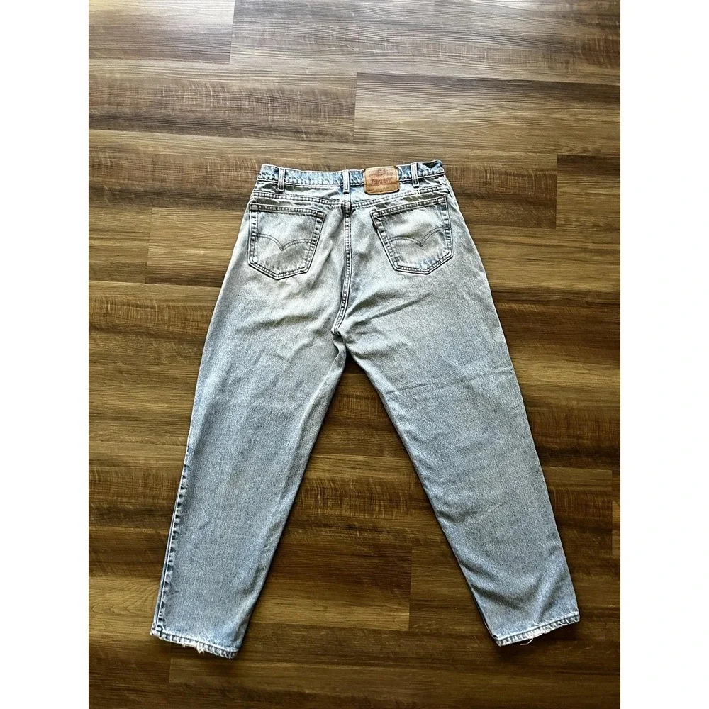Vintage Levis 560 Jeans Mens 36x31 Blue Stonewash Relaxed Tapered Distressed 90s